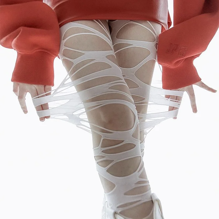 Sexy Hollowed Out Unique Design Fishnet Tights