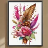 Diamond Painting-DIY Crystal Rhinestone Feather and Gear