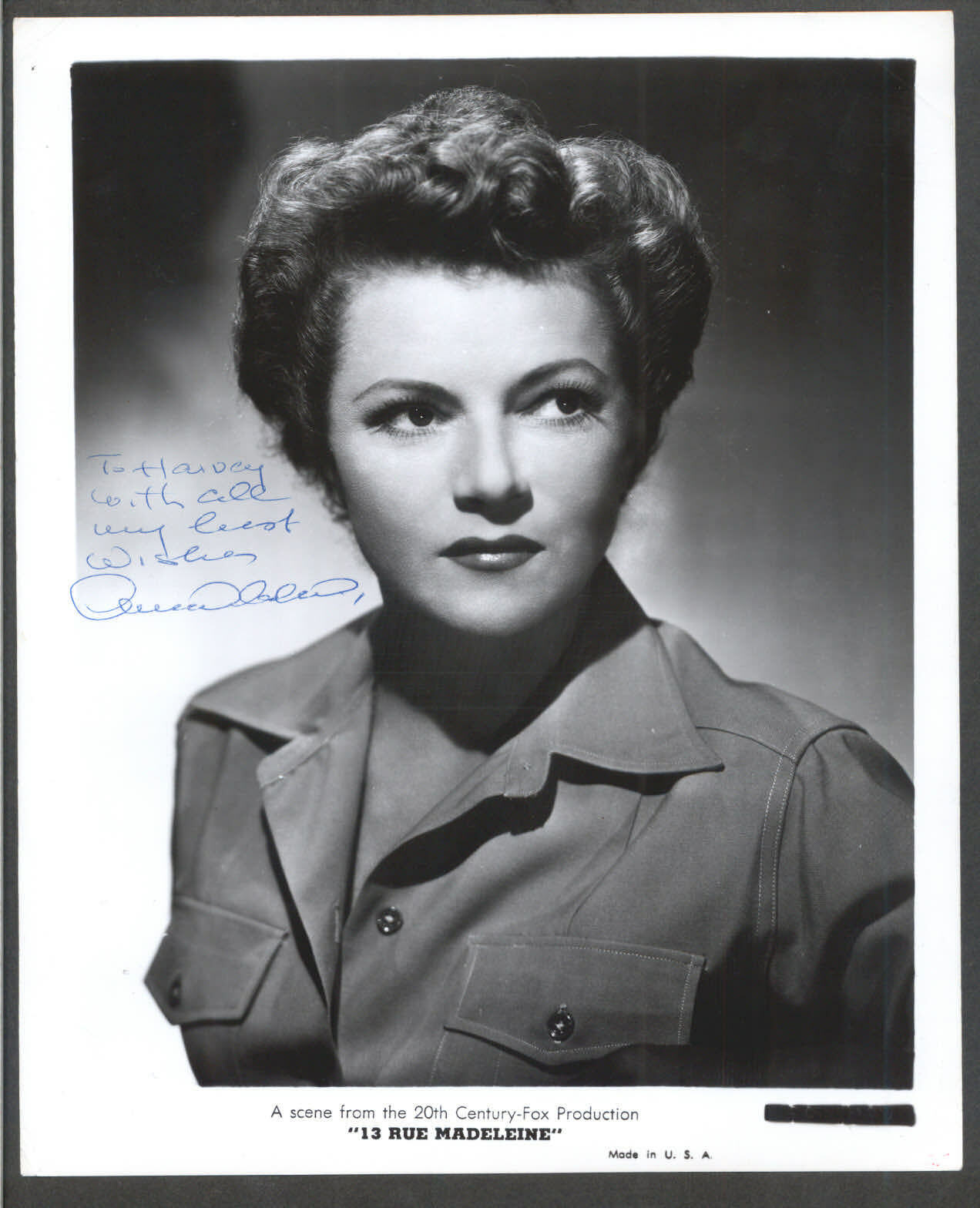 Annabella - Signed Vintage Celebrity Autograph Photo Poster painting - 13 Rue Madeleine