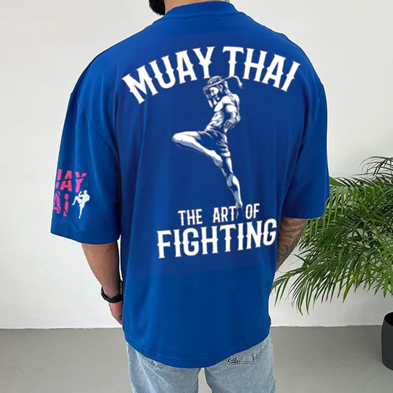 Oversized Venum Muay Thai Printed Casual T-shirt