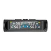 Tire Pressures Monitoring System with 4 Sensors Real-Time Pressure Monitor with Solar Charge and USB LCD Display for Cars SUVs Trailer & Light Trucks (External)