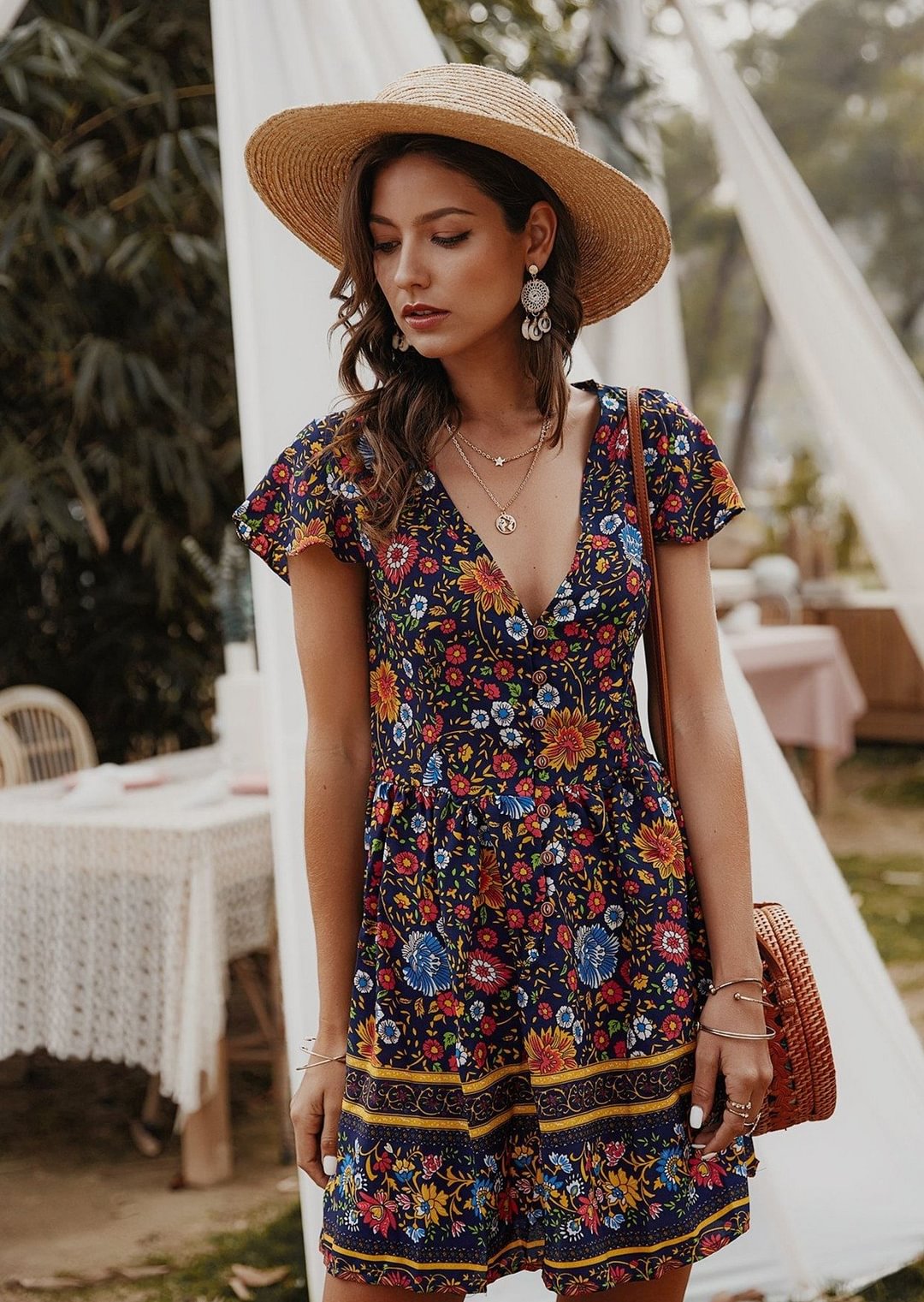 This Love Floral Mini Dress August Lemonade August Lemonade