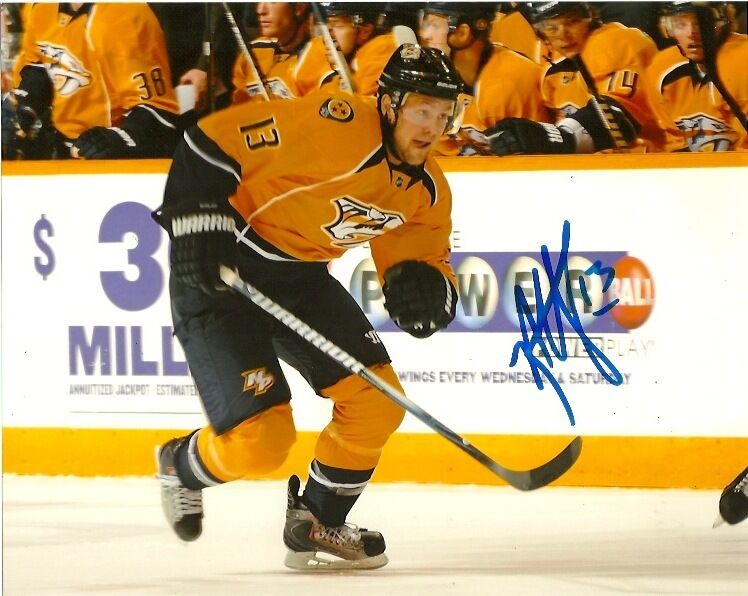 Nashville Predators Nic Spaling Signed Autographed 8x10 Photo Poster painting COA FOUR