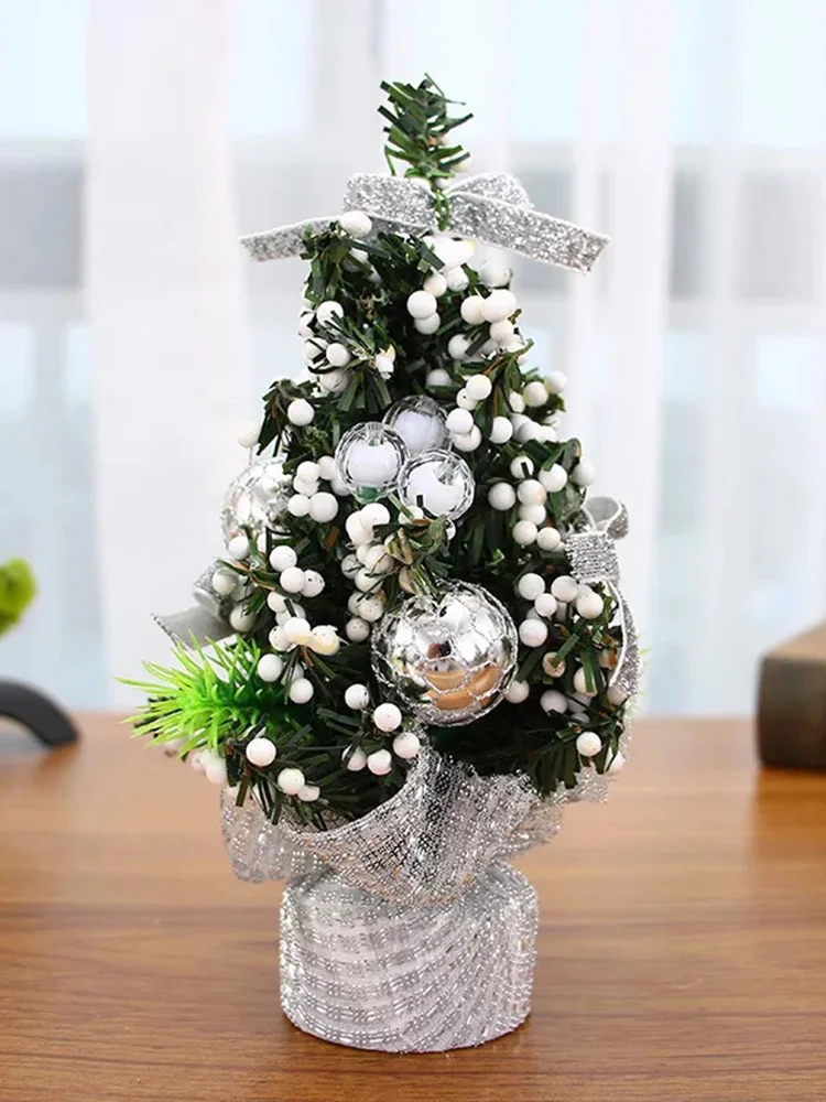 20cm Artificial Xmas Tree Great Gifts Tabletop Mini Tree Festival Party Supplies