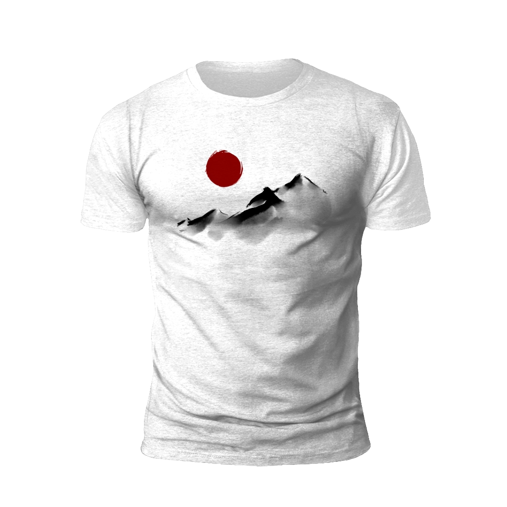 Sumi Sunrise: Mountain Peak T-Shirt