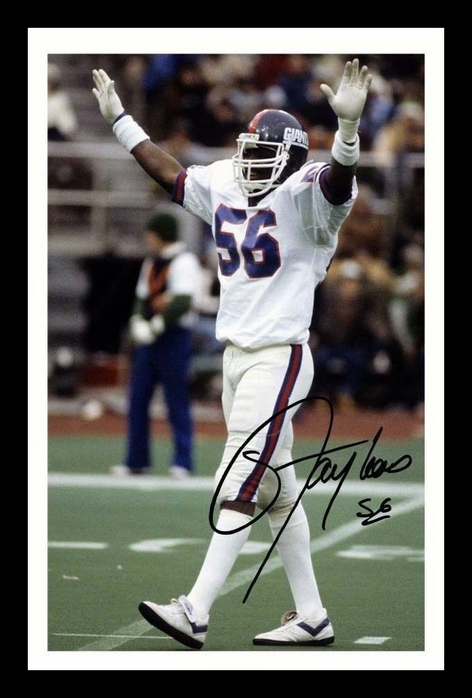 Lawrence Taylor - New York Giants Autograph Signed & Framed Photo Poster painting