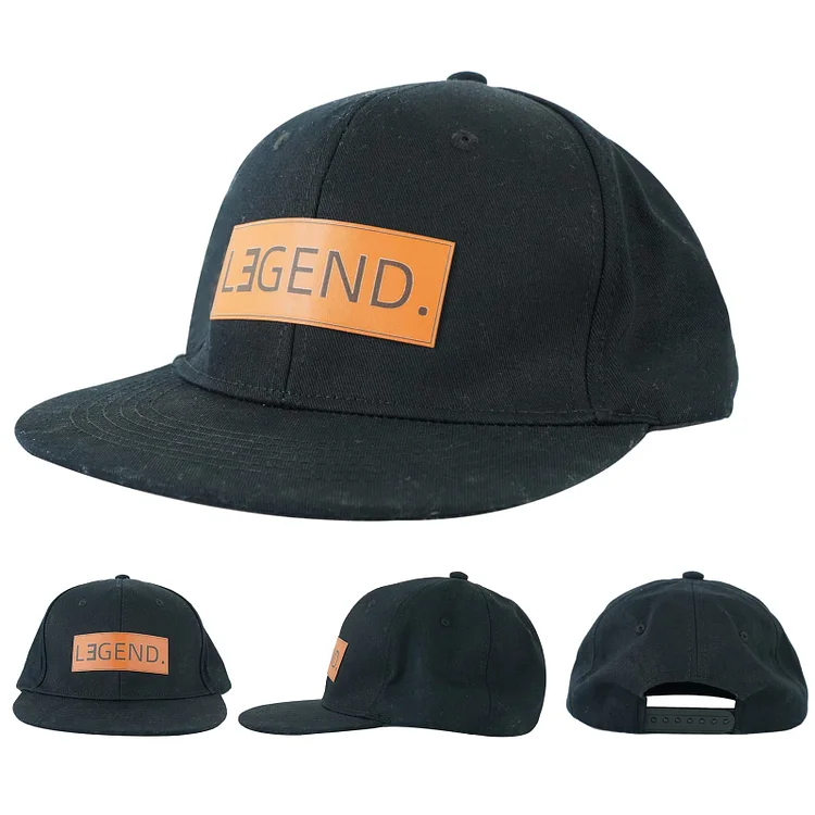 Mountain Leather Patch Trucker Hat – Outdoor Adventure Cap for Men