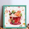 uk.everydayedeals (Limited Stock)9CT Full Stamped&nbsp;Cross Stitch - Teacup Juice (50*50CM)