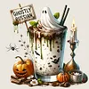 (Multi-Style) Halloween Magic Drinks-14CT Stamped Cross Stitch 50*50cm/19.69*19.69in