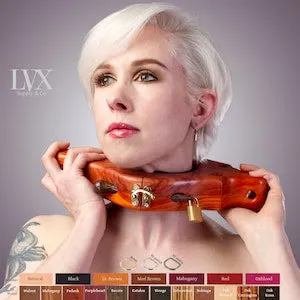 pornhint Pornhint Leather & Wood BDSM Collar | Stocks Neck Pillory Submissive Femdom Slave Dungeon  | Leather Bondage Restraints by LVX Supply