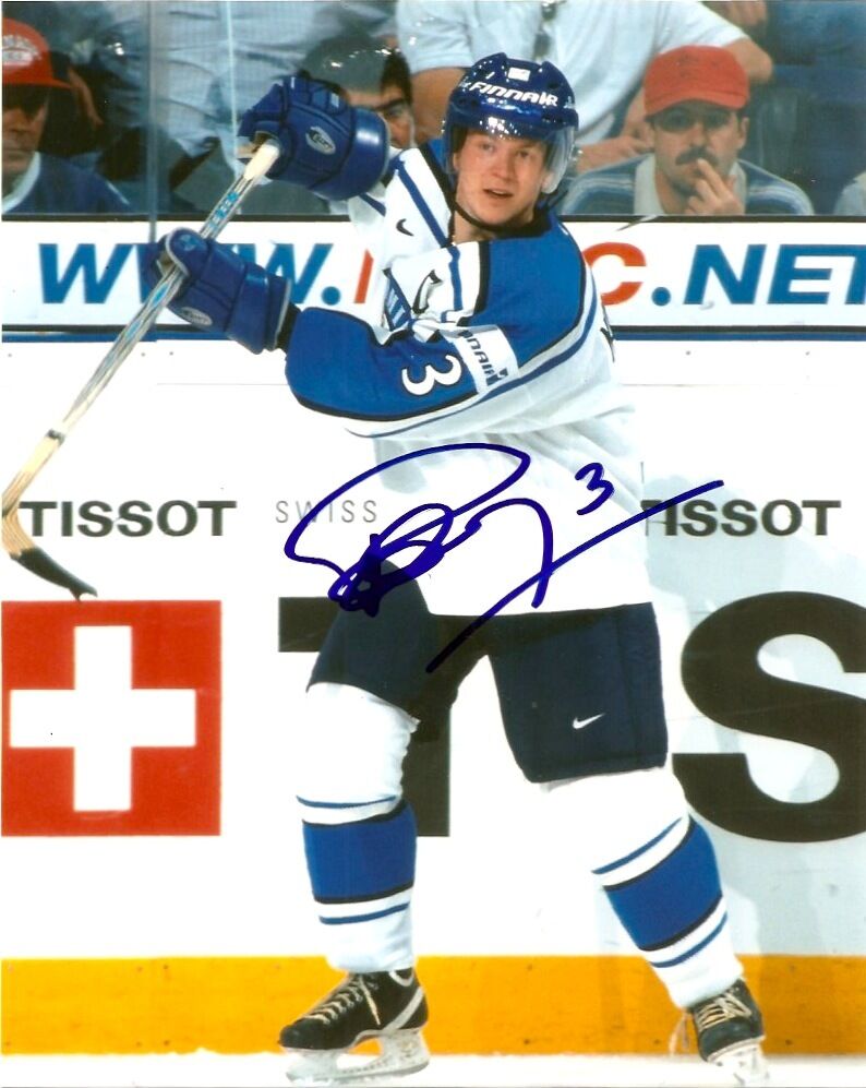 Team Finland Petteri Nummelin Autographed Signed 8x10 Photo Poster painting COA