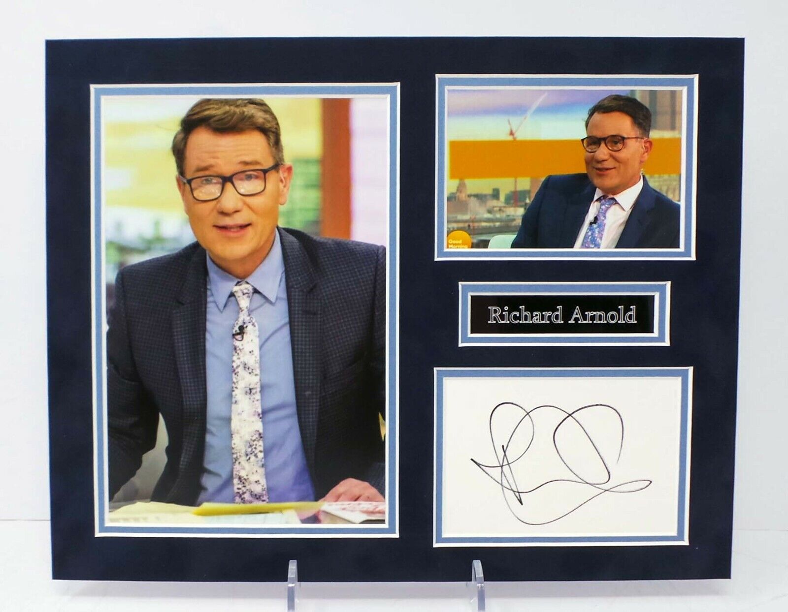 Richard ARNOLD Signed Mounted Photo Poster painting Display AFTAL RD COA Good Morning Presenter