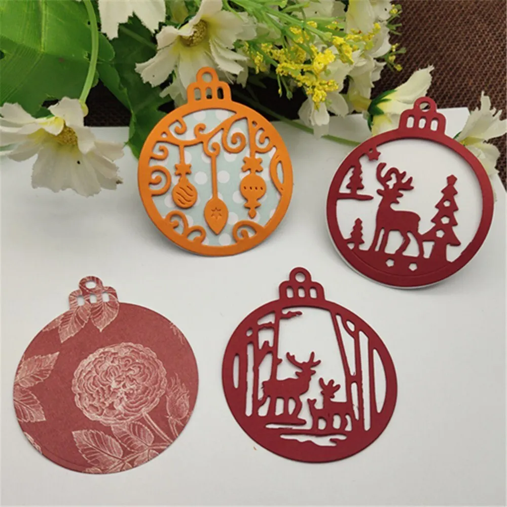 4pc Christmas snowflak Metal Cutting Dies Stencils For DIY Scrapbooking Decorative Embossing Handcraft Die Cutting Template