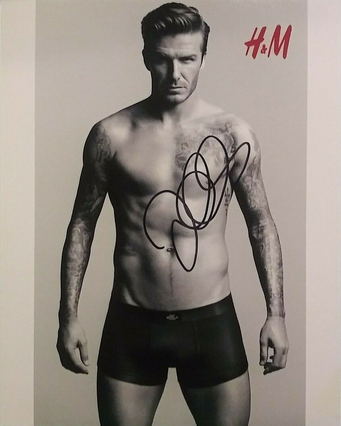 David Beckham signed 8x10