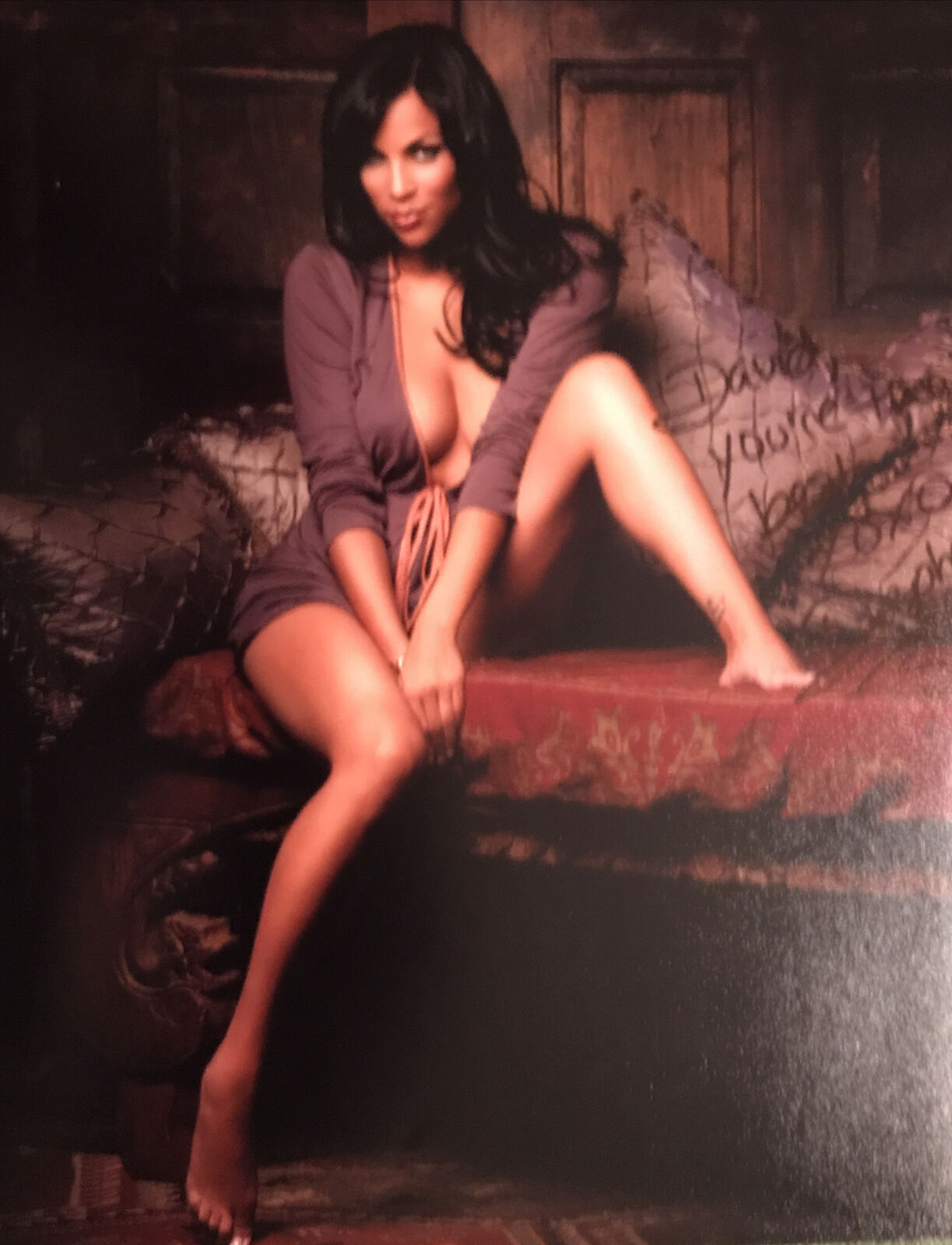 Sexy Daphne Duplaix Playmate turned Soap Star Hand Signed / Autographed Photo Poster painting