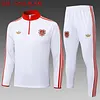 2025/2026 Bayern Munich Half-Pull Training Suit White Football Shirt 1:1 Thai Quality