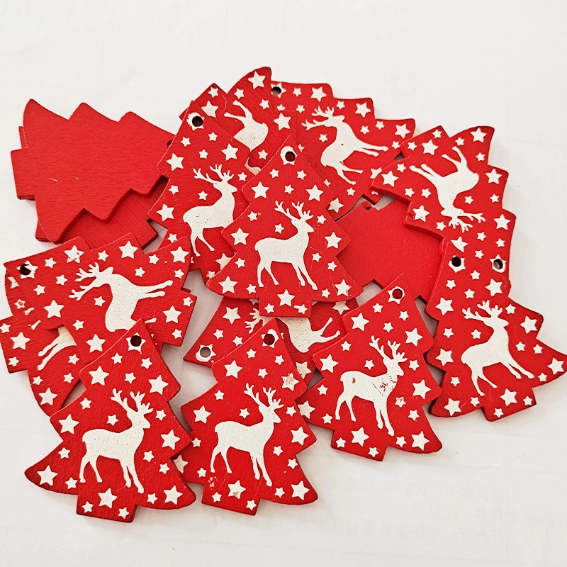 Factory Direct Crafts Creative Wooden Christmas Gift Interior Decorations Home Pendant DIY Accessories