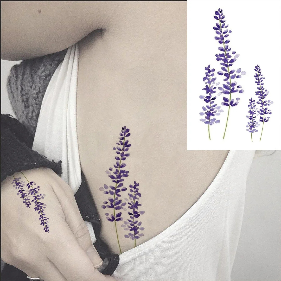 Lotus Mandala Flower Deer Sexy Temporary Tattoos For Women Neck Back Adult Geometric Tribe Fake Tattoo Body Art Waterproof Tatoo