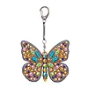 1PC, porte-cl&eacute;s DIY 3D en diamant avec boucle homard, porte-cl&eacute;s double face en diamant avec cha&icirc;ne &agrave; ressorts, mosa&iuml;que de diamants en cristal &agrave; ressorts, cadeau unique fait main
