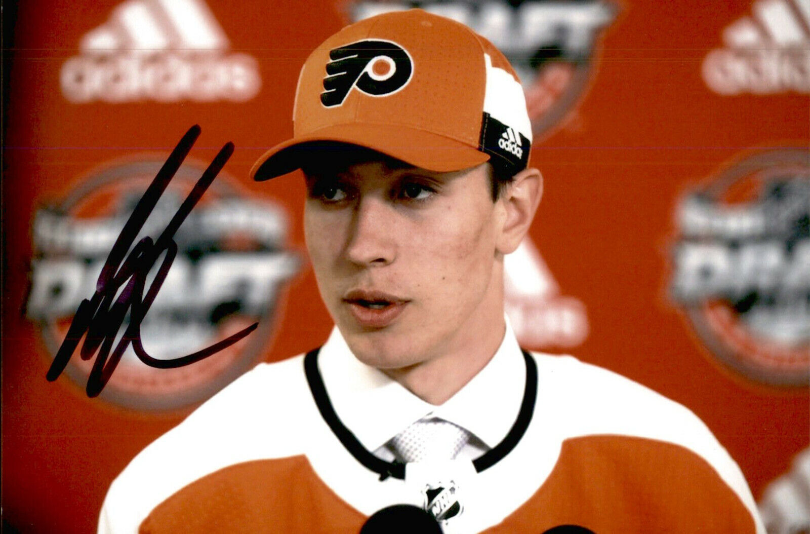 Isaac Ratcliffe SIGNED 4x6 Photo Poster painting PHILADELPHIA FLYERS #4