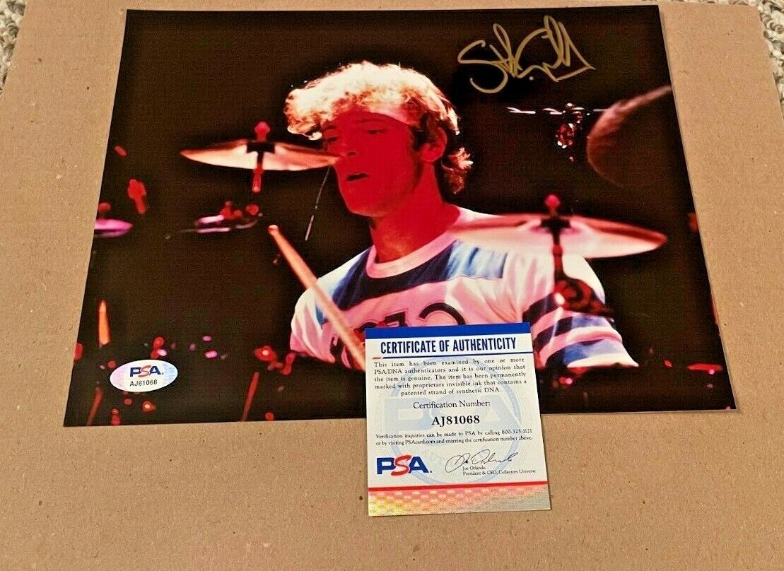 STEWART COPELAND SIGNED POLICE DRUMMER 8X10 Photo Poster painting PSA/DNA CERTIFIED #2