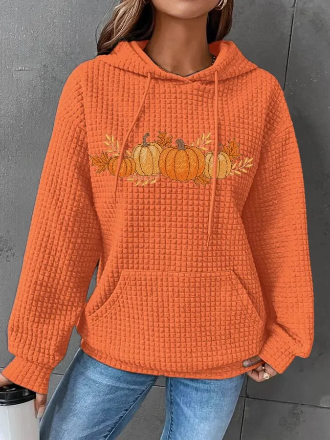Women's Autumn Pumpkins Hoodie 