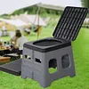 Foldable Outdoor Camp Toilet Multifunctional Outdoor Toilet Seat for Emergencies
