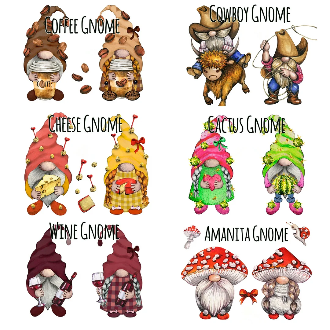 Diamond Painting - Full Round/Square Drill - Gnomes(40*30 - 60*50cm)