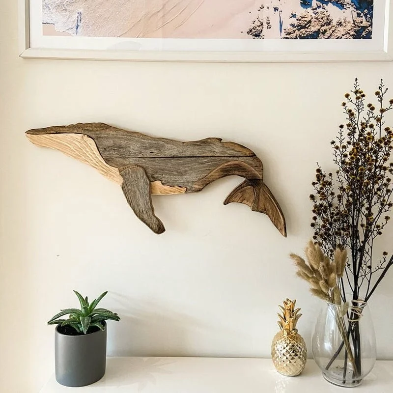 🔥Handmade Ocean Elements wood Art