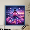 Beach Butterfly Dress Girl - 11CT Stamped Cross Stitch - 45*45cm