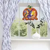 Chat citrouille acrylique - pendentif d&rsquo;artisanat 5d bricolage