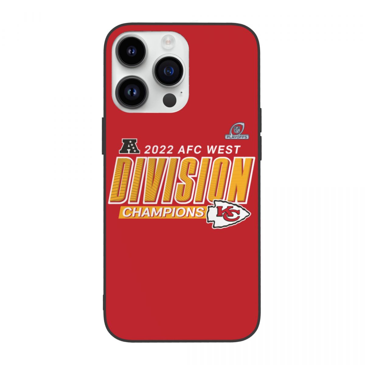 Kansas City Chiefs 2022 AFC West Division Champions Divide & Conquer iPhone 14 Thin Case