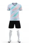 High-End Quick-Drying Polyester Soccer Wear Customizable Short-Sleeved Training Suit Set with OEM Service Available