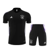 Germany 24-25 Short-sleeve Tracksuit Black Chandal  
