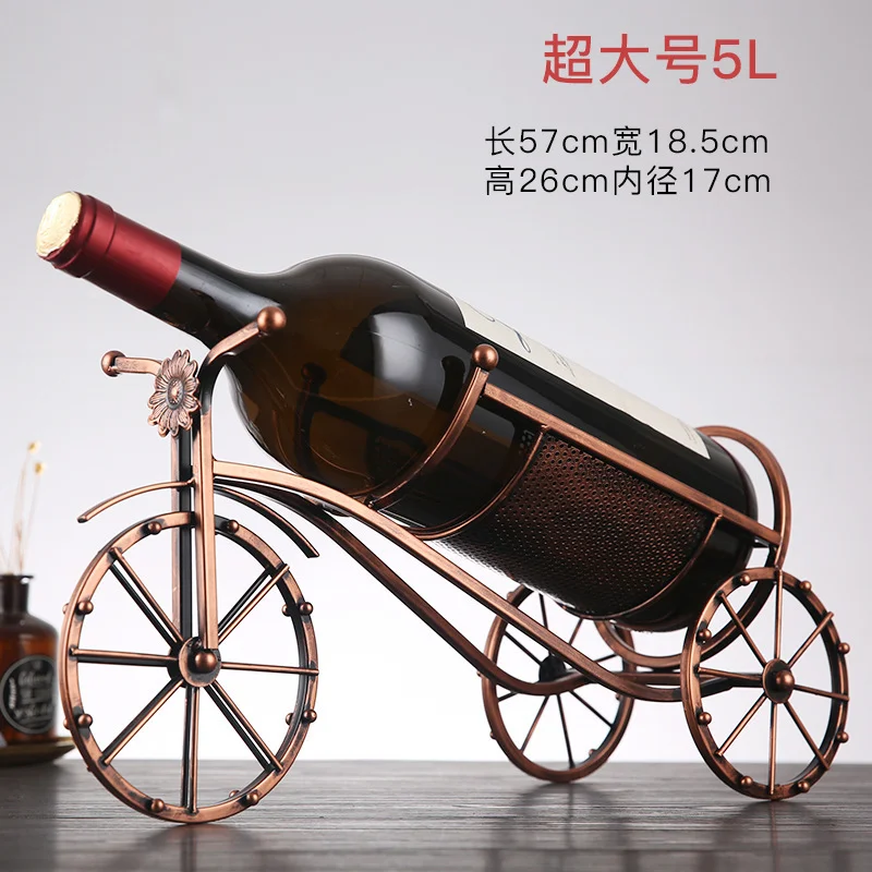 Athvotar Nordic Tieyi Red Wine Rack Decoration European Antique Restaurant Bar KTV Wine Cabinet Wine Display Shelf