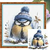 Winter Bird-11CT Stamped Cross Stitch Kit(40x40cm)
