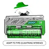 【3C CERTIFIE】Detachable Charging Module &ndash; 22.5W Fast Charging, 5000mAh Battery. Equipped with Replaceable Battery and Dual Type-C/Lightning Plugs, and Allowed on Planes