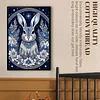 (US Local)Rabbit -11CT Stamped Cross Stitch Kit(40x60cm)