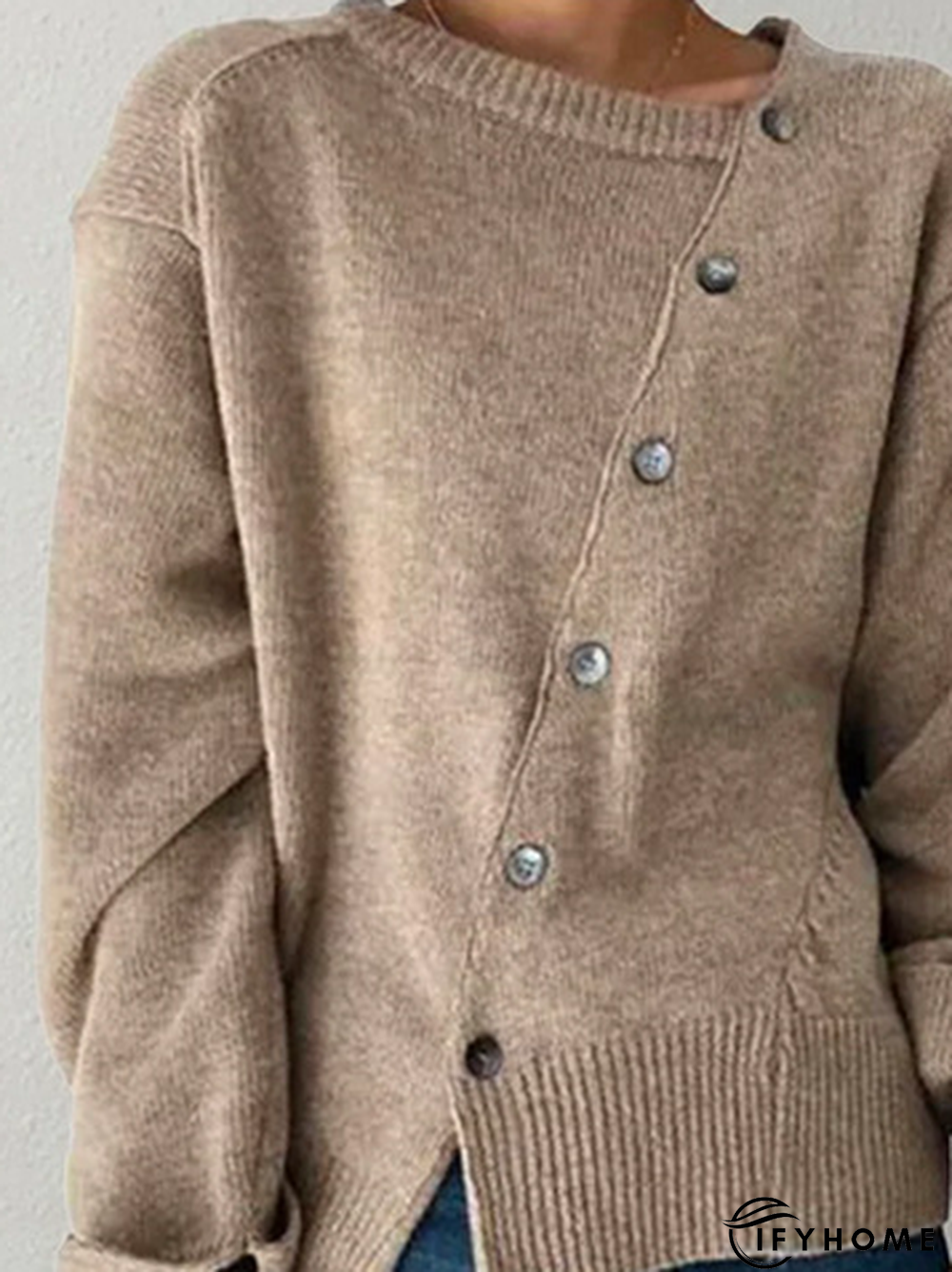 Loose Casual Sweater tunic | IFYHOME