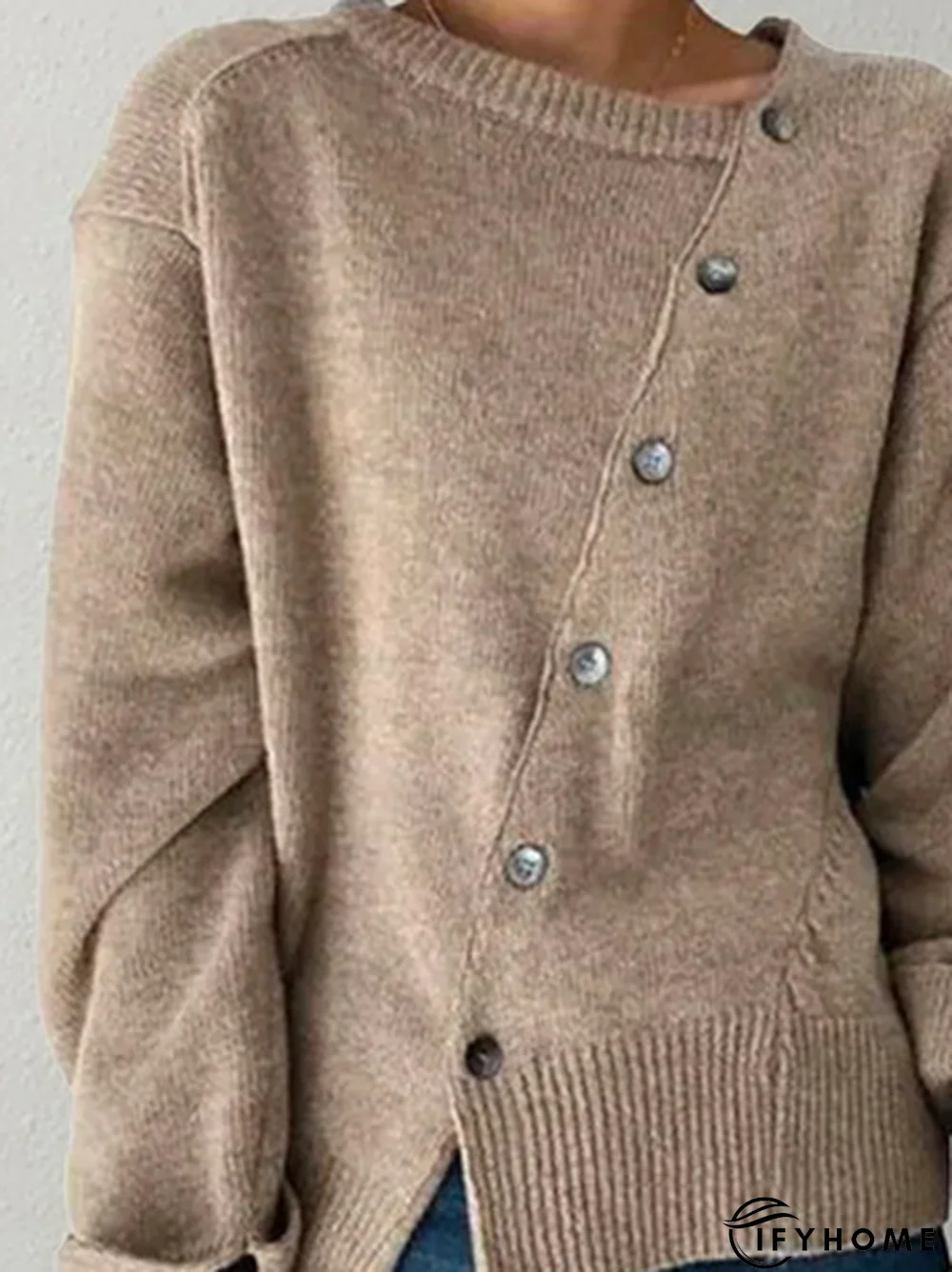 Loose Casual Sweater tunic | IFYHOME