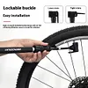 Portable Bicycle Pump 120PSI Air Pump Bike Tire Hand Inflator for MTB Road Bike