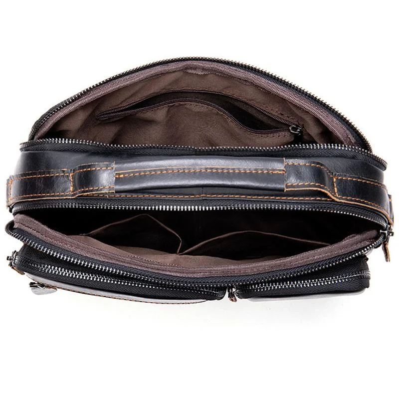 Premium Quality Top-Handled Detachable Sling Strap Multi-Pocket Crossbody Bag