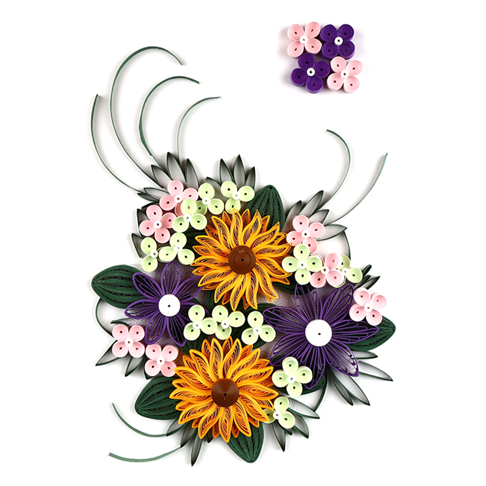 

Sunflower - Paper Quilling, 501 Original