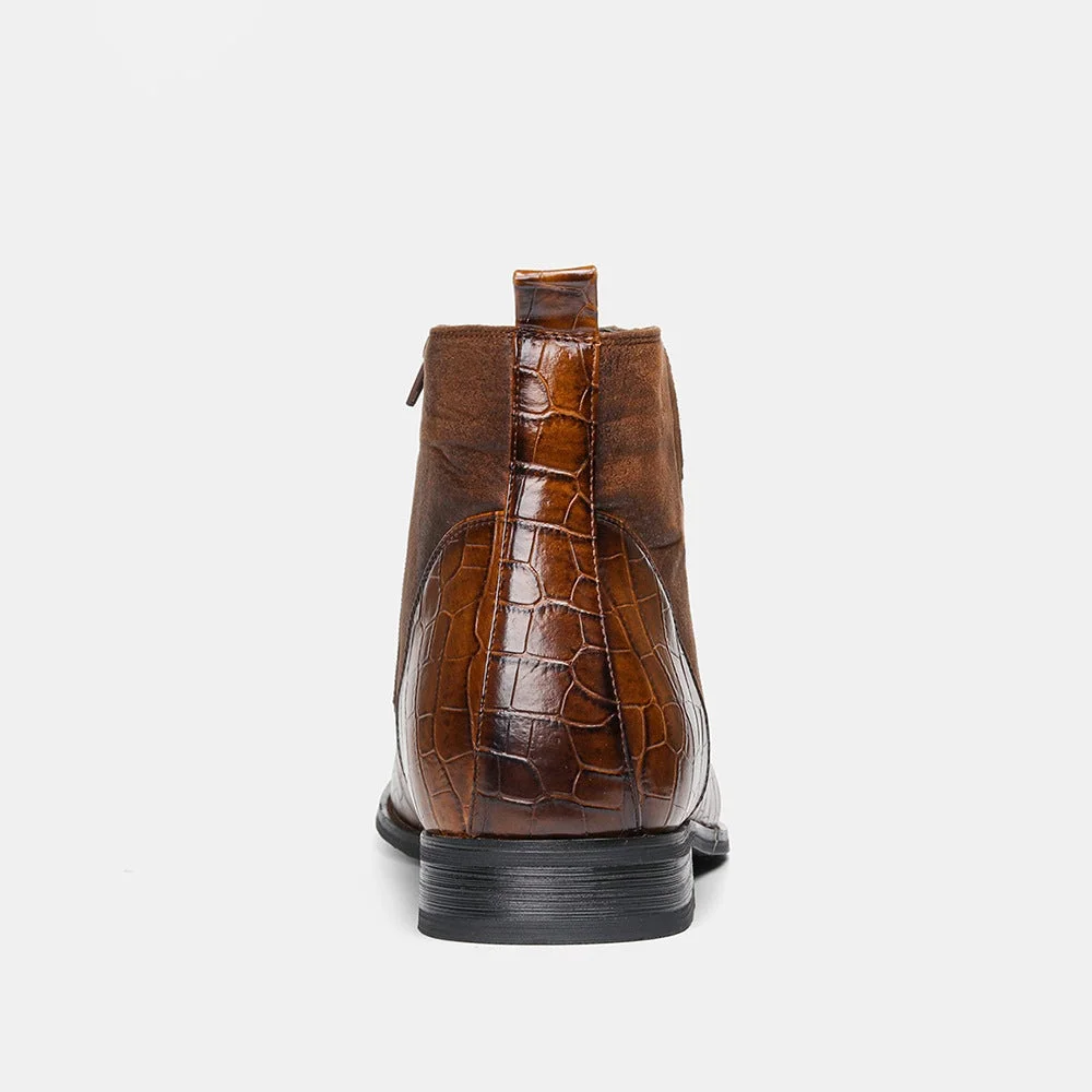 New Short Velvet Men's Shoes and Boots