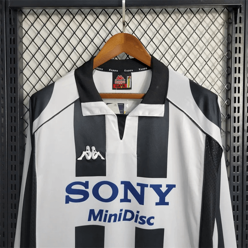 1997/1998 Retro Long Sleeve Juventus Home Soccer Jersey 1:1 Thai Quality