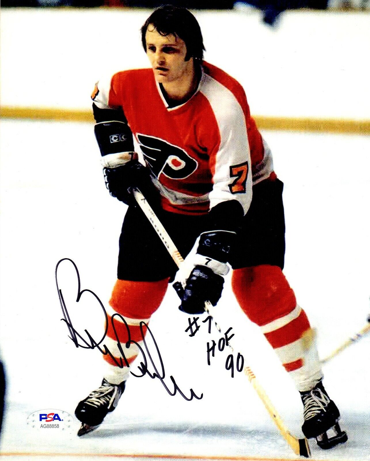 Bill Barber autographed signed inscribed 8x10 Photo Poster painting Philadelphia Flyers PSA COA