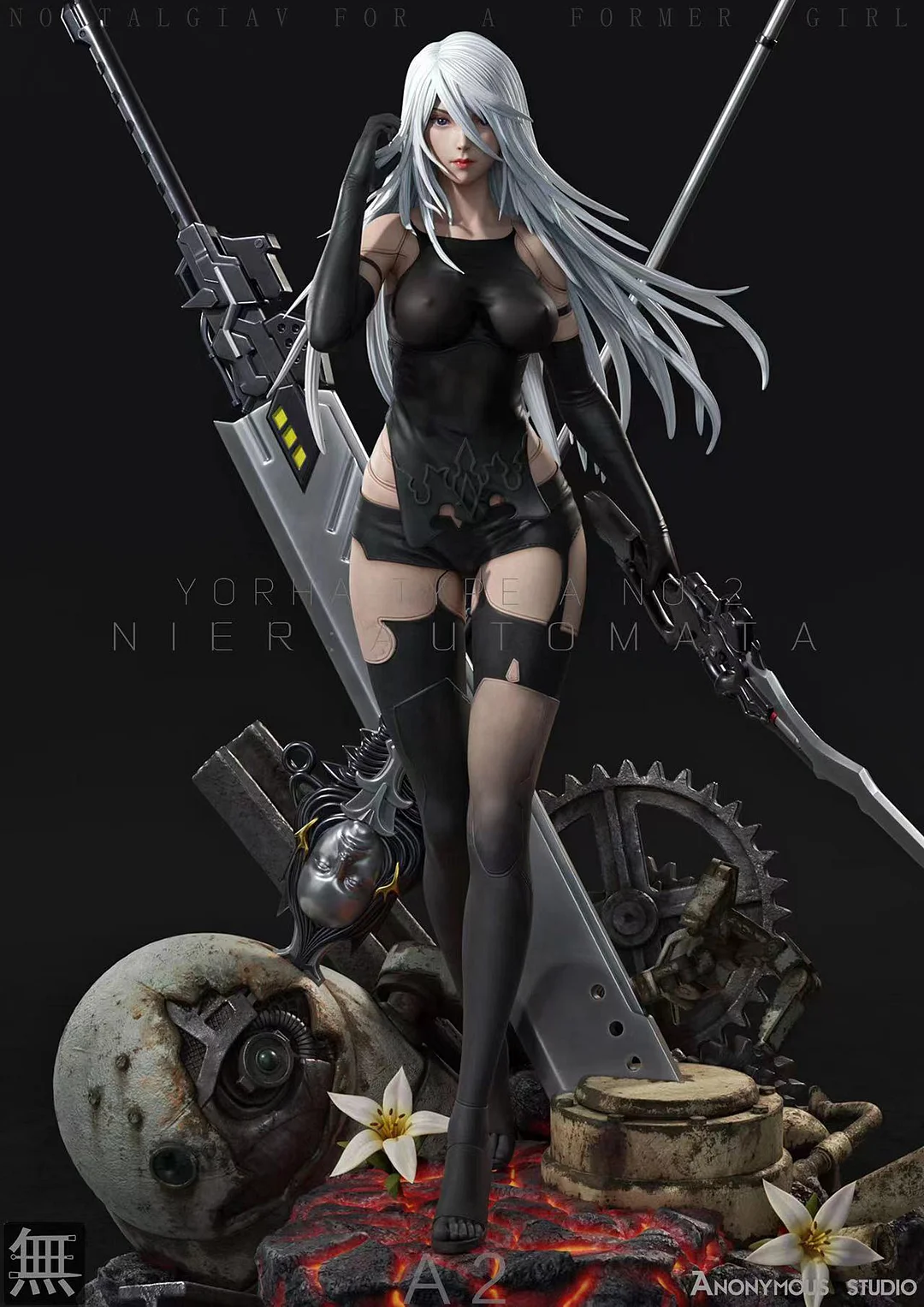 1/4 Scale YoRHa Type A No.2 - NieR: Automata Resin Statue