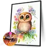 Diamond Painting -DIY Round Drill Owl