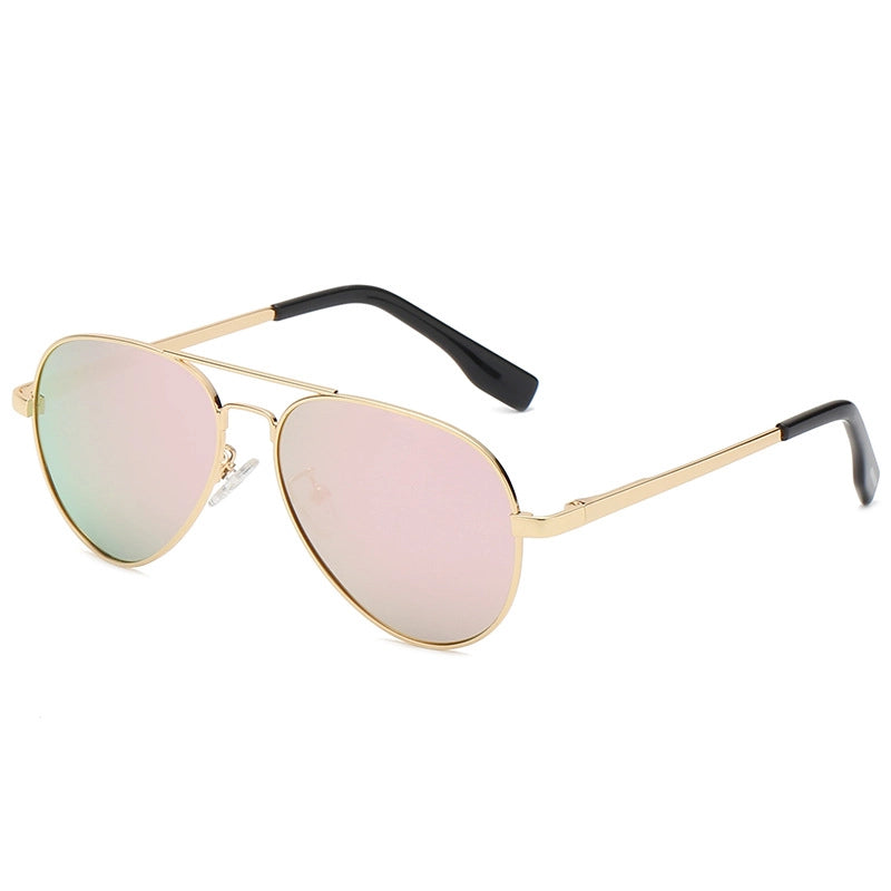 Retro Solid Color Tac Toad Glasses Full Frame Women’s Sunglasses