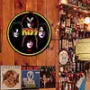 Kiss - Round Vintage Metal Signs - 30*30cm - Music